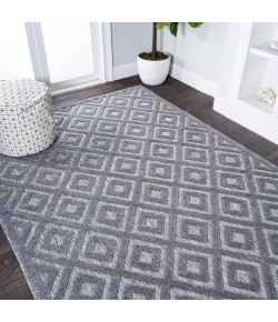 Jonathany Ibiza IBZ104A Dark Gray Area Rug 3 ft. 11 in. X 6 ft. Rectangle