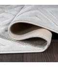 IBIZA Area Rug Portmany Neutral Diamond Trellis Ivory 5' Square Indoor/Outdoor Area Rug