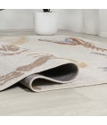 KIDS WASHABLE Area Rug Kingdarr T-Rex Modern Kids Machine-Washable Cream/Multi 5 ft. x 8 ft. Area Rug