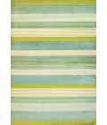 LUXOR Area Rug Duxbury Gradient Ticking Striped Green/Blue 5 ft. x 8 ft. Area Rug