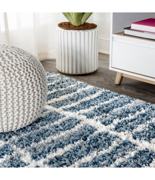 Ankara Vintage Medallion Blue/Ivory 2 ft. x 8 ft. Runner Rug