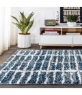 Ankara Vintage Medallion Blue/Ivory 3 ft. x 5 ft. Area Rug