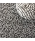 Mercer Shag Plush Tassel Charcoal 3 ft. x 5 ft. Area Rug
