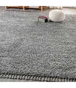 Jonathany Mercer Shag MCR100B Charcoal Area Rug 3 ft. 1 in. X 5 ft. Rectangle