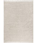 MERCER SHAG Area Rug Mercer Shag Plush Tassel Cream 8 ft. x 10 ft. Area Rug