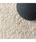 MERCER SHAG Area Rug Mercer Shag Plush Tassel Cream 8 ft. x 10 ft. Area Rug