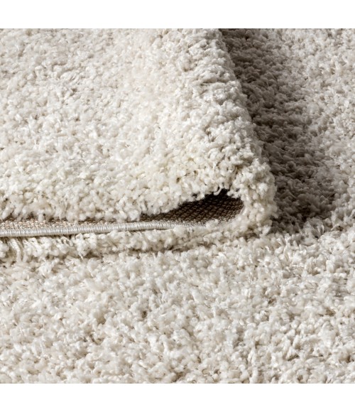 MERCER SHAG Area Rug Mercer Shag Plush Tassel Cream 8 ft. x 10 ft. Area Rug