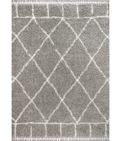 Jonathany Mercer Shag MCR101C Grey/Ivory Area Rug 3 ft. 1 in. X 5 ft. Rectangle
