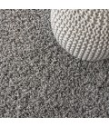 MERCER SHAG Area Rug Mercer Shag Plush Charcoal 4 ft. x 6 ft. Area Rug