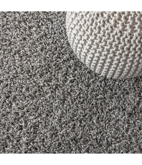 MERCER SHAG Area Rug Mercer Shag Plush Charcoal 4 ft. x 6 ft. Area Rug
