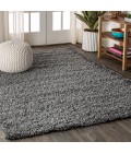 MERCER SHAG Area Rug Mercer Shag Plush Charcoal 4 ft. x 6 ft. Area Rug