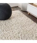 MERCER SHAG Area Rug Mercer Shag Plush Cream 2 ft. x 8 ft. Runner Rug