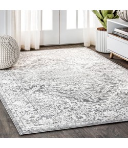 Jonathany Modern Persian MDP100A Light Grey Area Rug 4 ft. X 6 ft. Rectangle