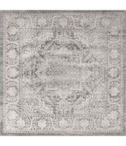 Jonathany Modern Persian MDP100A Grey Area Rug 5 ft. X 5 ft. Square
