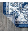 MODERN PERSIAN Area Rug Modern Vintage Moroccan Traditional Navy/Light Grey 3 ft. x 5 ft. Area Rug