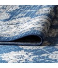 MODERN PERSIAN Area Rug Modern Vintage Moroccan Traditional Navy/Light Grey 3 ft. x 5 ft. Area Rug