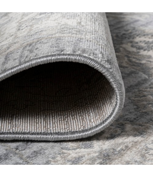 MODERN PERSIAN Area Rug Modern Vintage Moroccan Traditional Light Gray 5' Square Area Rug