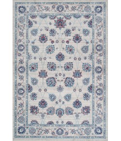 Jonathany Modern Persian MDP101D Ivory/Blue/Red Area Rug 4 ft. X 6 ft. Rectangle