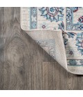 MODERN PERSIAN Area Rug Modern Vintage Moroccan Traditional Ivory/Blue/Red 4 ft. x 6 ft. Area Rug