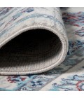 MODERN PERSIAN Area Rug Modern Vintage Moroccan Traditional Ivory/Blue/Red 4 ft. x 6 ft. Area Rug