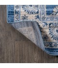 MODERN PERSIAN Area Rug Modern Vintage Moroccan Traditional Blue/Ivory 4 ft. x 6 ft. Area Rug