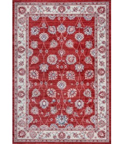 Jonathany Modern Persian MDP101F Red/Ivory Area Rug 4 ft. X 6 ft. Rectangle
