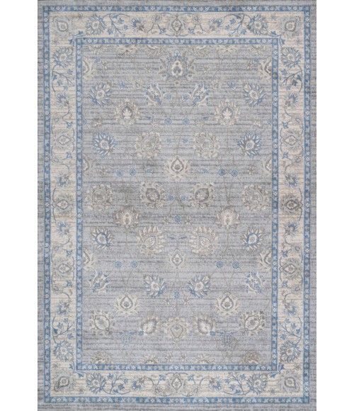 MODERN PERSIAN Area Rug Modern Vintage Moroccan Traditional Gray/Blue 8 ft. x 10 ft. Area Rug