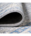 MODERN PERSIAN Area Rug Modern Vintage Moroccan Traditional Gray/Blue 6' Round Area Rug