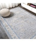 MODERN PERSIAN Area Rug Modern Vintage Moroccan Traditional Gray/Blue 8 ft. x 10 ft. Area Rug