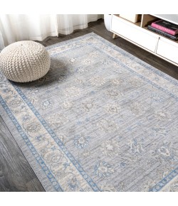 Jonathany Modern Persian MDP101G Gray/Blue Area Rug 7 ft. 9 in. X 10 ft. Rectangle