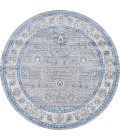 MODERN PERSIAN Area Rug Modern Vintage Moroccan Traditional Gray/Blue 6' Round Area Rug