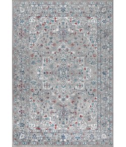 Jonathany Modern Persian MDP102A Light Grey/ Multi Area Rug 5 ft. 3 in. X 7 ft. 6 in. Rectangle