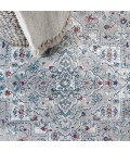 MODERN PERSIAN Area Rug Modern Vintage Medallion Light Grey/ Multi 5 ft. x 8 ft. Area Rug