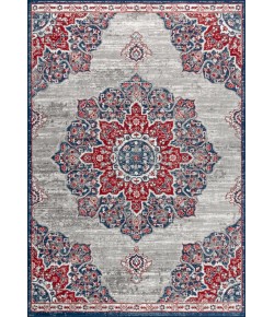 Jonathany Modern Persian MDP103A Navy/Red Area Rug 3 ft. X 5 ft. Rectangle