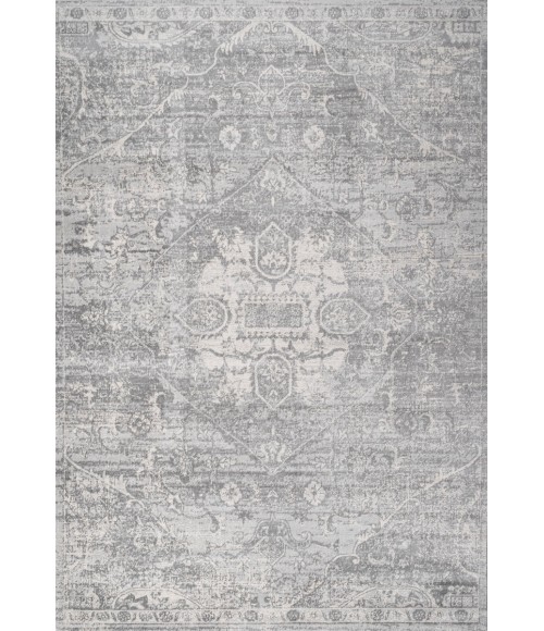 MODERN PERSIAN Area Rug Modern Vintage Medallion Gray 3 ft. x 5 ft. Area Rug