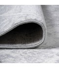MODERN PERSIAN Area Rug Modern Vintage Medallion Gray 2 ft. x 10 ft. Runner Rug