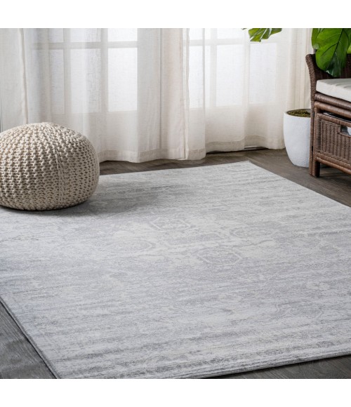 MODERN PERSIAN Area Rug Modern Vintage Medallion Gray 3 ft. x 5 ft. Area Rug