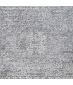 Jonathany Modern Persian MDP104B Gray Area Rug 5 ft. X 5 ft. Square