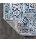 MODERN PERSIAN Area Rug Modern Vintage Medallion Light Grey/Blue 3 ft. x 5 ft. Area Rug