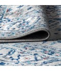 MODERN PERSIAN Area Rug Modern Vintage Medallion Light Grey/Blue 3 ft. x 5 ft. Area Rug
