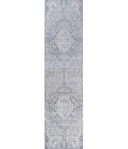Jonathany Modern Persian MDP105B Gray/Ivory Area Rug 2 ft. 2 in. X 10 ft. Runner