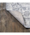 MODERN PERSIAN Area Rug Modern Vintage Medallion Gray/Ivory 8 ft. x 10 ft. Area Rug