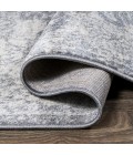 MODERN PERSIAN Area Rug Modern Vintage Medallion Gray/Ivory 5' Square Area Rug