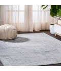 MODERN PERSIAN Area Rug Modern Vintage Medallion Gray/Ivory 8 ft. x 10 ft. Area Rug