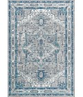MODERN PERSIAN Area Rug Modern Vintage Medallion Grey/Blue 3 ft. x 5 ft. Area Rug