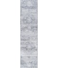 MODERN PERSIAN Area Rug Modern Vintage Medallion Light Gray/Ivory 2 ft. x 8 ft. Runner Rug