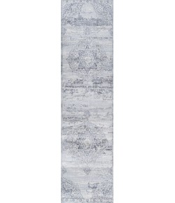 Jonathany Modern Persian MDP106C Light Gray/Ivory Area Rug 2 ft. 3 in. X 8 ft. Runner