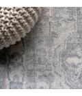 MODERN PERSIAN Area Rug Modern Vintage Medallion Light Gray/Ivory 3 ft. x 5 ft. Area Rug
