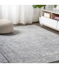 MODERN PERSIAN Area Rug Modern Vintage Medallion Light Gray/Ivory 3 ft. x 5 ft. Area Rug