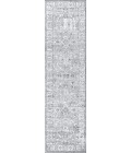 Modern  Vintage Light Grey 2 ft. x 8 ft. Runner Rug